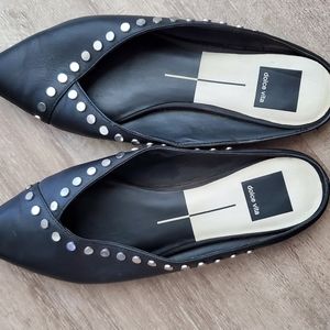 Dolce Vita women's flats with black, silver studs size 7